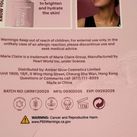 Marie Claire Ultra Glow Setting Spray - 5 oz - Picture 6 of 8